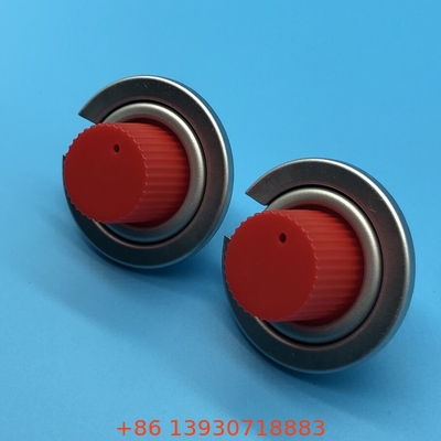 Valve à gaz au butane à ressort en acier inoxydable avec soupape en laiton pour fil d'entrée CGA 600