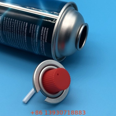 Valve à gaz au butane en laiton avec manche noire et ressort en acier inoxydable pour l'industrie