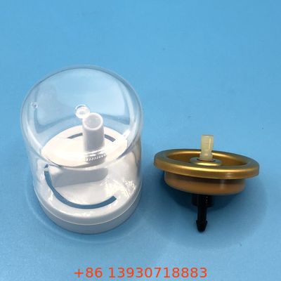 Valve aérosol en aluminium inversé de qualité supérieure conçu pour les marques de salons