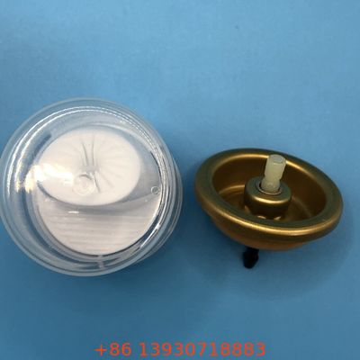 Valve en mousse aérosol en aluminium argenté/doré de 1 pouce pour les sprays de mousse capillaire