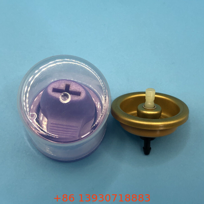 Valve de distribution de mousse pour cheveux professionnelle pour une sortie de mousse lisse