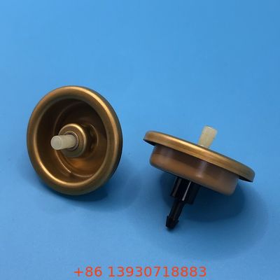 Valve en mousse aérosol en aluminium argenté/doré de 1 pouce pour les sprays de mousse capillaire