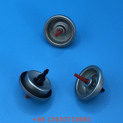 Coupe de montage de soupape de réservoir de gaz rechargeable en plastique ou en métal avec fossettes