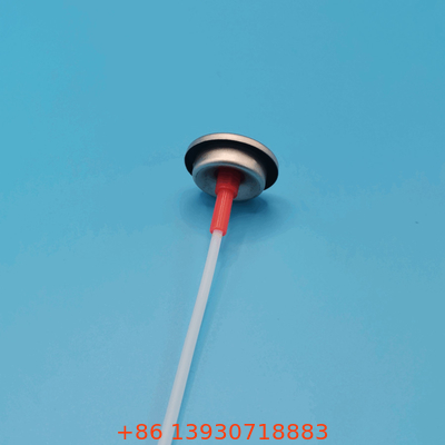Type d'actionneur de bouton Valve d'aérosol mesurée pour les canettes d'aérosol