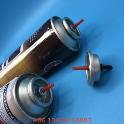 Valve de remplissage ergonomique pour briquets à gaz avec joint externe Buna pour système de contrôle strict