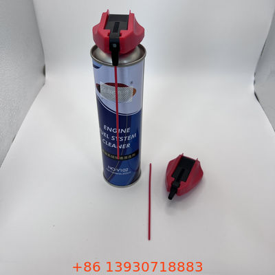 Capuchon de pulvérisation à gâchette pliable adapté aux sprays de lubrifiant et aux nettoyants de carburateur