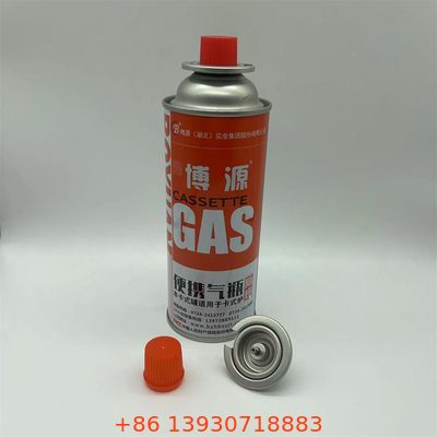Boîte de gaz au butane orange etc. pour gaz plus léger et paroi droite