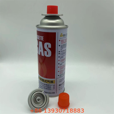 Boîte de gaz au butane orange etc. pour gaz plus léger et paroi droite