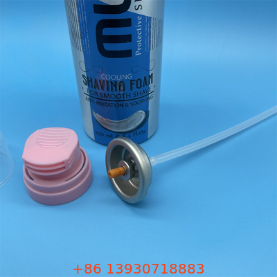 Valve de crème de rasage étanche aux fuites - Solution fiable pour la distribution de mousse propre et contrôlée dans les applications de rasage
