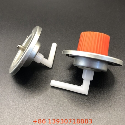 Valve à gaz au butane à soupape droite avec fil de sortie NPT de 1/4 de pouce et joint extérieur Buna