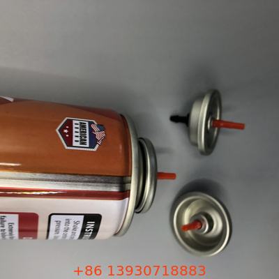 Valve de remplissage de l'allumeur de gaz Buna joints internes et boîtier inversé pour un fonctionnement en douceur