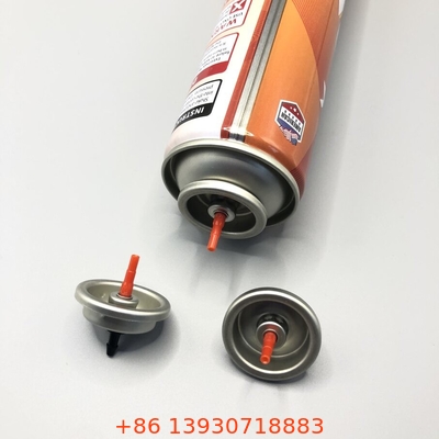 Valve de remplissage de l'allumeur de gaz Buna joints internes et boîtier inversé pour un fonctionnement en douceur