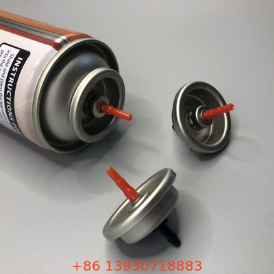 Valve de remplissage de gaz rechargeable avec butane plastique