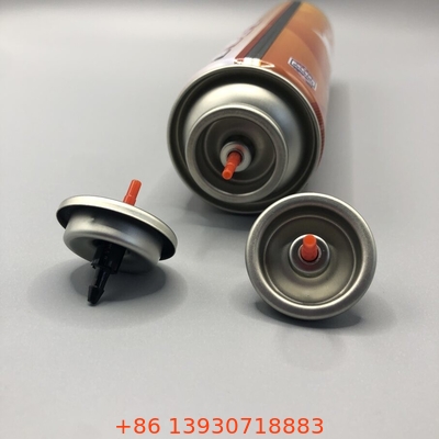 Valve de remplissage de gaz rechargeable avec butane plastique