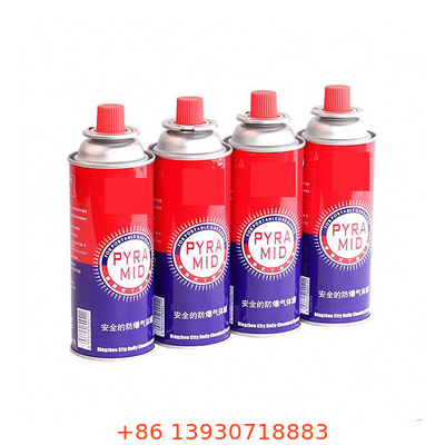 Contenu du paquet en tôle d'étain 1 X Bouteille de gaz de butane