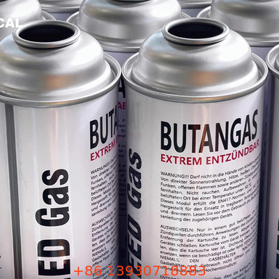 Logo personnalisé réservoir de gaz de butane avec paroi droite