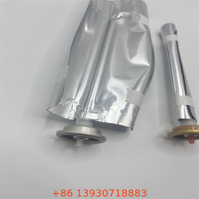 Capacité personnalisée Sac de soupape en argent Aérosol pour emballage de cylindres sous pression