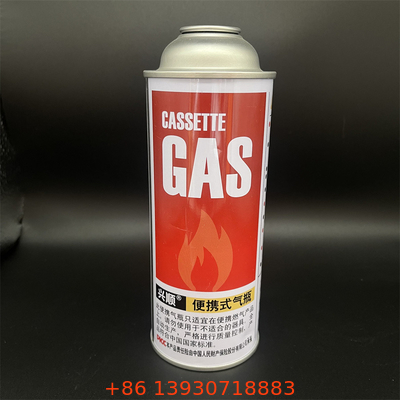 Boîte à gaz au butane pour barbecue et brûleurs portables.