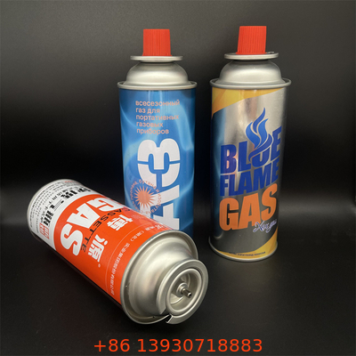 Un réservoir universel de butane pour les poêles de camping et les barbecues.