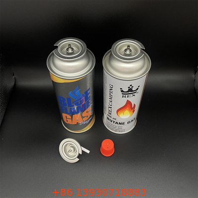 Un réservoir universel de butane pour les poêles de camping et les barbecues.