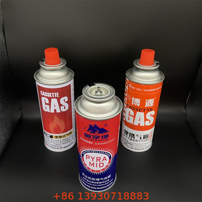 Une boîte de carburant au butane de qualité supérieure pour les poêles de camping et les grillons extérieurs.