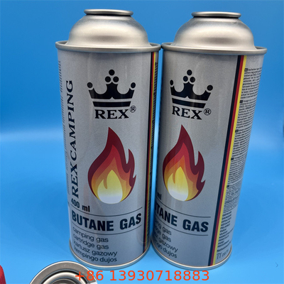 Bouteille de butane de qualité industrielle de 220 g destinée aux équipements de soudure à corps résistant aux chocs