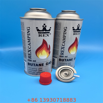 Boîte à gaz de butane à paroi droite de 220 g et 227 g pour une efficacité de cuisson plus élevée