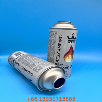 Cartouche à gaz de qualité supérieure contenant en étain durable pour le combustible de camping