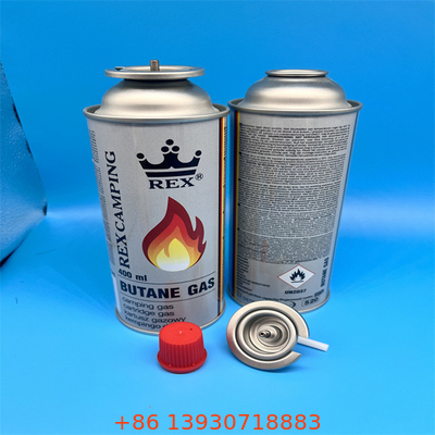Boîte de gaz au butane rechargeable de qualité supérieure pour cuisson en extérieur et poêles portables avec vanne de sécurité anti-fuite