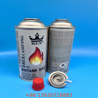 Boîte de gaz au butane rechargeable de qualité supérieure pour cuisson en extérieur et poêles portables avec vanne de sécurité anti-fuite