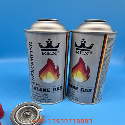 Cartouche à gaz de qualité supérieure contenant en étain durable pour le combustible de camping