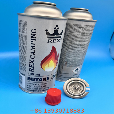 Boîtes de gaz au butane de 65 x 158 mm destinées aux équipements de cuisson extérieurs