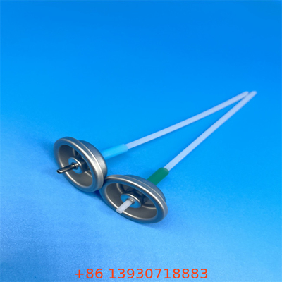 Ventilateur d'aérosol en aluminium à usage unique bouton actionneur argent finition Tianjin échantillon disponible