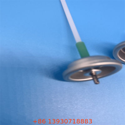 Valve à mesure d'aérosol compatible avec les canettes en aluminium et en fer blanc