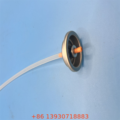 Valve de peinture à pulvérisation en acier inoxydable avec tube de trempage naturel standard pour les applications en aérosol