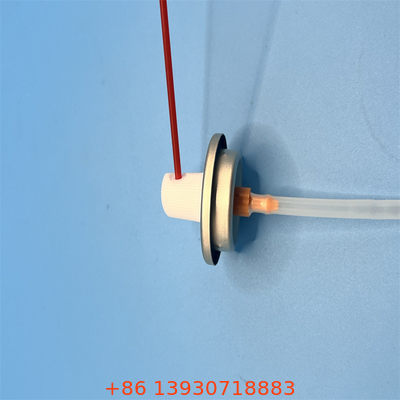 Valve de peinture à pulvérisation à tubes standard naturels avec ressort en acier inoxydable et joint Buna