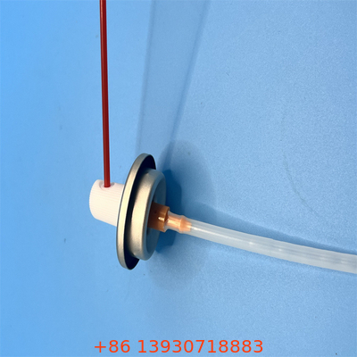 Valve de peinture à pulvérisation à tubes standard naturels avec ressort en acier inoxydable et joint Buna