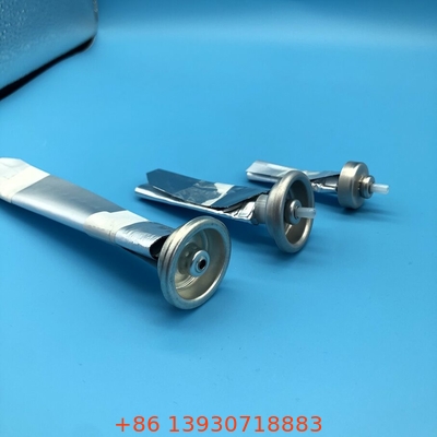 Aérosol à soupape de cylindre en argent sur mesure avec technologie anti-fuite