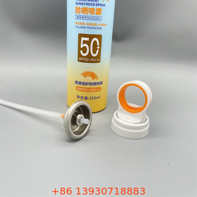 Bouteille de crème solaire de taille de voyage avec vanne actionnée - Protection pratique en déplacement - Formule approuvée par la TSA