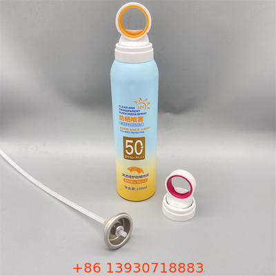 Bouteille de crème solaire avancée avec soupape actionnée Protection améliorée pour les personnes sensibles au soleil - conception anti-fuite