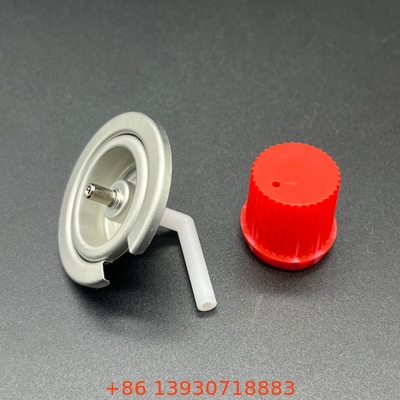 Une soupape à gaz de poêle à dos de haute performance. Une soupape de cuisson compacte pour l'extérieur. Une soupape légère pour le camping portable.