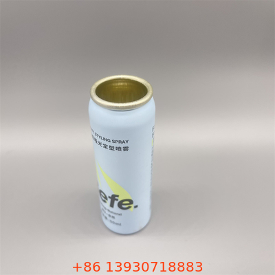 Bouteilles d'aluminium en aérosol imprimées sur mesure pour mousse de soins personnels et cosmétiques