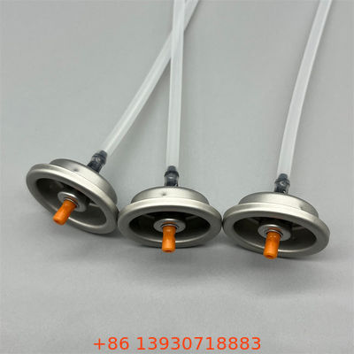 Une soupape à aérosol pour l'oxygène. Un distributeur de précision pour l'oxygène, le bien-être et les aérosols de beauté.