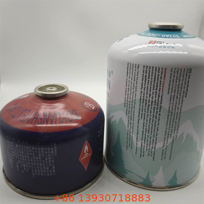 Bouteille de butane de 220 g rechargeable de qualité supérieure pour poêles de camping extérieurs avec vanne anti-fuite