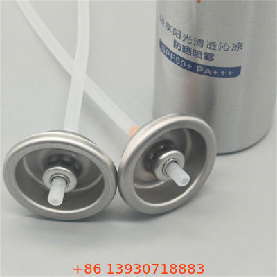 Valve de brumisateur de protection solaire premium pour emballage cosmétique et de soins personnels avec pulvérisation constante et conception étanche