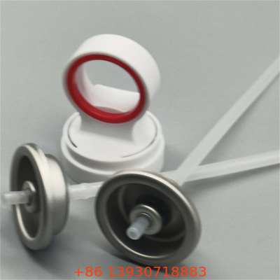 Valve aérosol pour écran solaire à usage cosmétique – Solution d'emballage pour soins de la peau avec actionneur – Distributeur à brume continue pour la protection UV