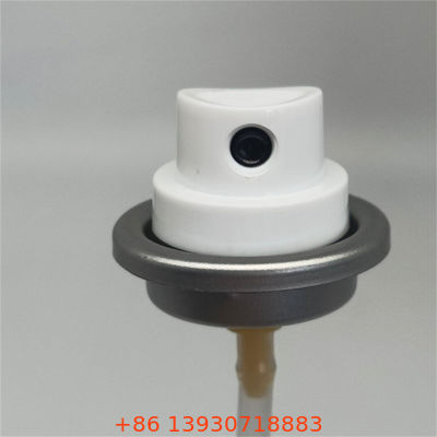 Valve de pulvérisation antitranspirante compacte conforme à la TSA avec actionneur pour soins personnels de taille de voyage dotée d'une conception imperméable à la pression stable