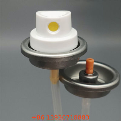 Valve de pulvérisation de l'éclat des cheveux de qualité salon professionnelle avec actionneur pour les produits de coiffure de luxe dotés d'une technologie de brume ultra-fine et anti-obstruction