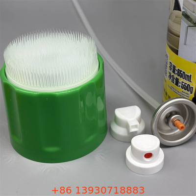 Valve écologique de solution de nettoyage à base de mousse pour le nettoyage vert à l'aide de matériaux recyclables