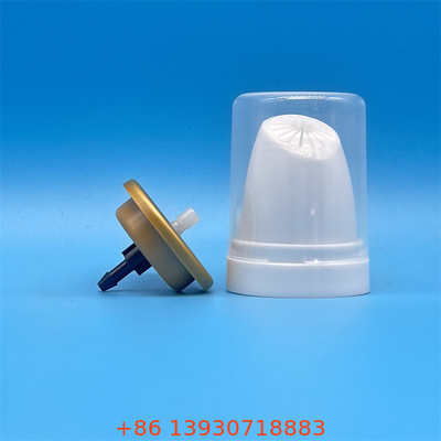 Système de valve aérosol en aluminium doré inversé d'un pouce pour mousse capillaire de qualité supérieure